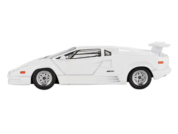Lamborghini Countach "25th Anniversary" White Limited Edition 1/64 Diecast Model Car by Mini GT #2