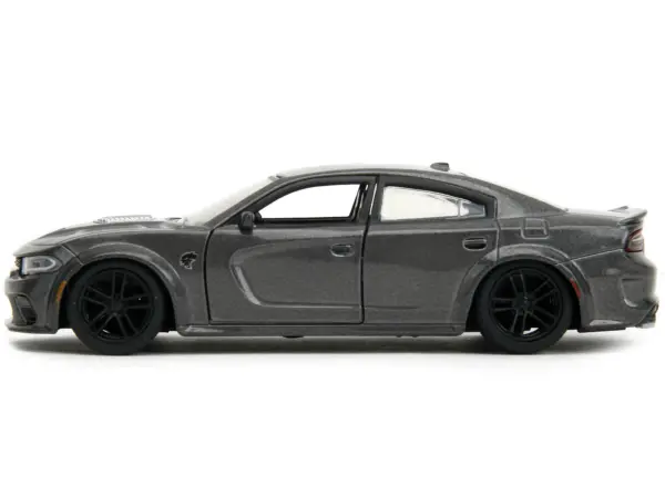 2021 Dodge Charger SRT Hellcat Gray Metallic "Fast X" (2023) Movie "Fast & Furious" Series 1/32 Diecast Model Car by Jada #3