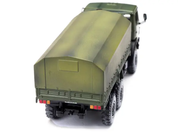 Kamaz 4310 Transport Truck Green (Weathered) "Ukrainian Ground Forces" 1/72 Diecast Model by Legion #4