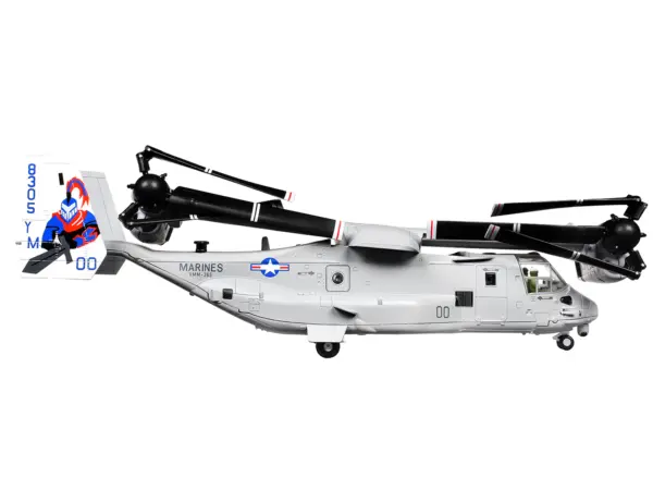 Bell Boeing MV-22 Osprey Aircraft "Marine Medium Tiltrotor Training Squadron 204 (VMMT-204) Raptors 2nd Marine Aircraft Wing MCAS New River" United States Marines 1/72 Diecast Model Airplane #2