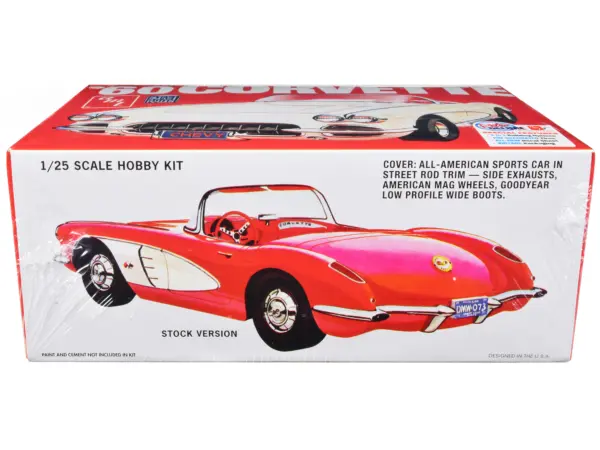 Skill 2 Model Kit 1960 Chevrolet Corvette "Street Rods" 1/25 Scale Model by AMT #2