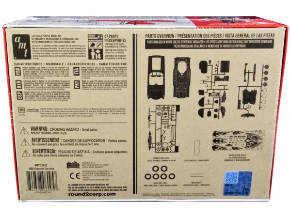 Skill 2 Model Kit 1960 Chevrolet Corvette "Street Rods" 1/25 Scale Model by AMT #4