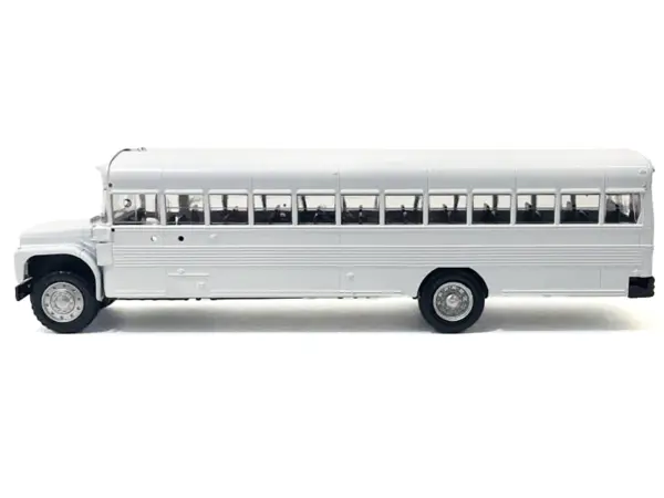 School Bus White 1/87 (HO) Plastic Model by Promotex #2