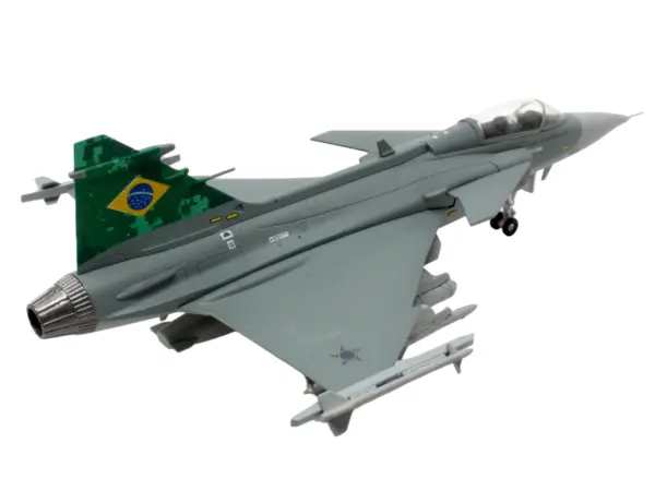 Saab JAS 39E Gripen Fighter Aircraft "Brazilian Air Force" 1/72 Diecast Model Airplane by Aviation 72 #4