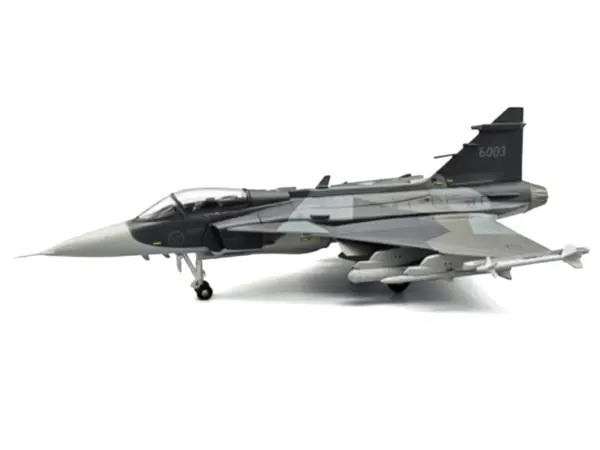 Saab JAS 39E Gripen Fighter Aircraft "6003 E-variant Pre-Production Test" (2023) Swedish Air Force 1/72 Diecast Model Airplane by Aviation 72 #2