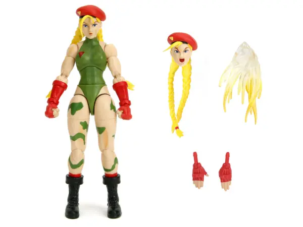 Cammy 6" Moveable Figure with Accessories and Alternate Head and Hands "Ultra Street Fighter II: The Final Challengers" (2017) Video Game Model by Jada #2