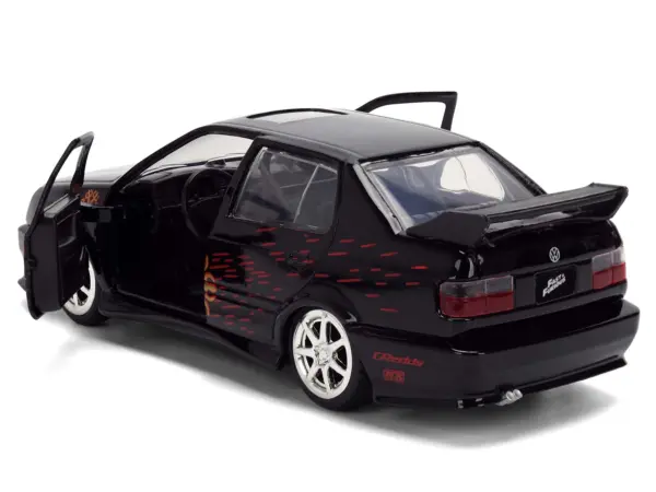 Volkswagen Jetta Black with Graphics "Fast & Furious Remix - 25th Anniversary" Series 1/32 Diecast Model Car by Jada #4