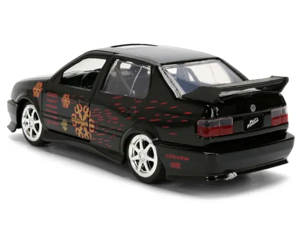 Volkswagen Jetta Black with Graphics "Fast & Furious Remix - 25th Anniversary" Series 1/32 Diecast Model Car by Jada #5