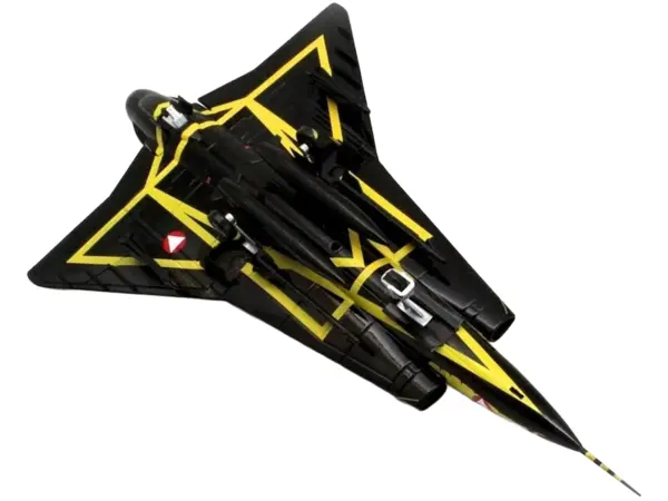 Saab Draken Fighter Aircraft "21 Draken 45th Anniversary Dragon Knights Retirement Livery" (2005) Austrian Air Force 1/72 Diecast Model Airplane by Aviation 72 #5