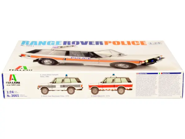 Skill 3 Model Kit Land Rover Range Rover Police 1/24 Scale Model by Italeri #2