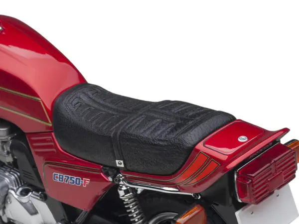 Honda CB750F Motorcycle Red with Helmet "Baribari Legend" (1986) OVA 1/12 Model by Autoart #3