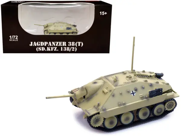 Jagdpanzer 38(T) SD.Kfz. 138/2 Hetzer Tank Destroyer German Army World War II 1/72 Diecast Model by Legion #1