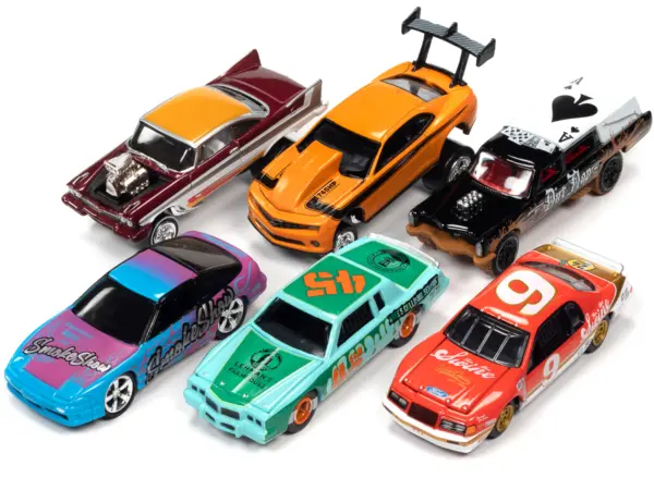 "Street Freaks" 2022 Set A of 6 Cars Release 2 1/64 Diecast Model Cars by Johnny Lightning #2