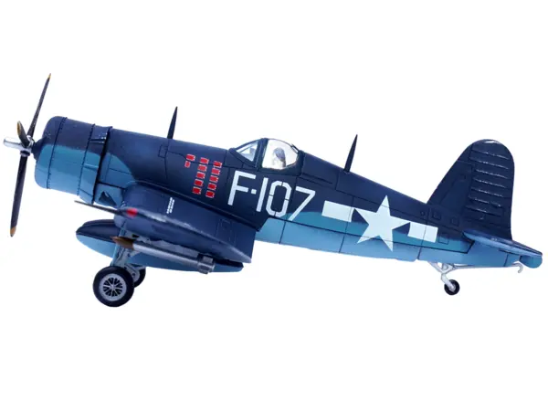 Vought F4U-1D Corsair Fighter Plane "1st Lt. Phillip DeLong Marine Fighter Squadron (VMF-224)" (1945) 1/72 Diecast Airplane Model by Legion #2