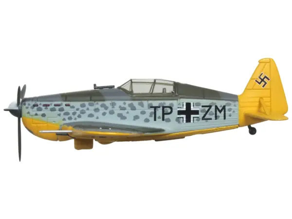 Morane-Saulnier M.S.406 Fighter Aircraft "KG200 Ossun-Tarbes France" (1943) German Luftwaffe "Oxford Aviation" Series 1/72 Diecast Model Airplane by Oxford Diecast #2