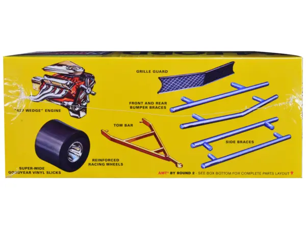 Skill 2 Model Kit 1964 Ford Galaxie "Modified Stocker" 1/25 Scale Model by AMT #2