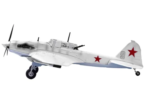 Ilyushin IL-2 Shturmovik Aircraft White "3rd Squadron 505th Air Assault Regiment 226th Air Assault Division Battle of Stalingrad" (1942) Soviet Air Force 1/72 Diecast Model Airplane by Legion #2
