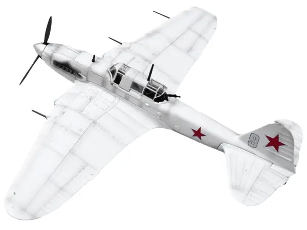 Ilyushin IL-2 Shturmovik Aircraft White "3rd Squadron 505th Air Assault Regiment 226th Air Assault Division Battle of Stalingrad" (1942) Soviet Air Force 1/72 Diecast Model Airplane by Legion #3
