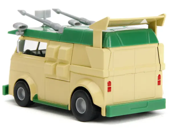 Party Wagon Green and Beige "Teenage Mutant Ninja Turtles" "Hollywood Rides" Series Diecast Model Car by Jada #5
