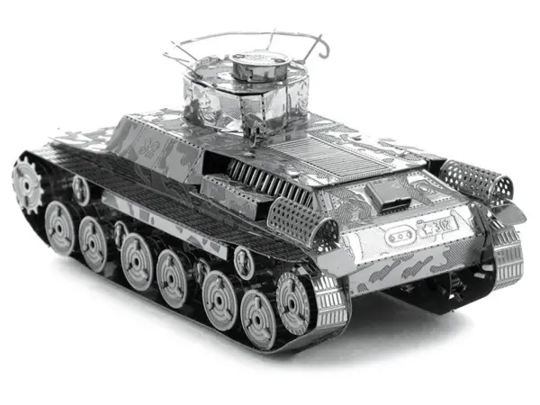 Model Kit Japanese Chi Ha Tank (Moderate Difficulty) Steel Model by Metal Earth #3