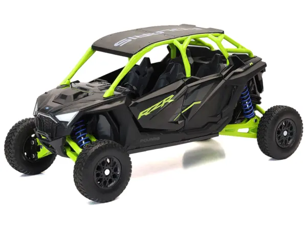 Polaris RZR Pro R UTV Black and Lime Green 1/18 Diecast Model by New Ray #2