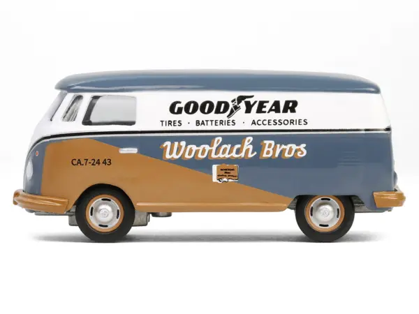 1964 Volkswagen Panel Van "Goodyear" Gray and White with Tan Graphics "Club Vee-Dub" Series 20 1/64 Diecast Model Car by Greenlight #2