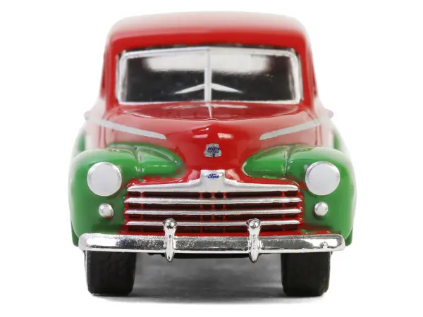 1948 Ford Fordor Super Deluxe "Texaco" Red with Green Fenders "Texaco Special Edition" Series 1 1/64 Diecast Model Car by Greenlight #4
