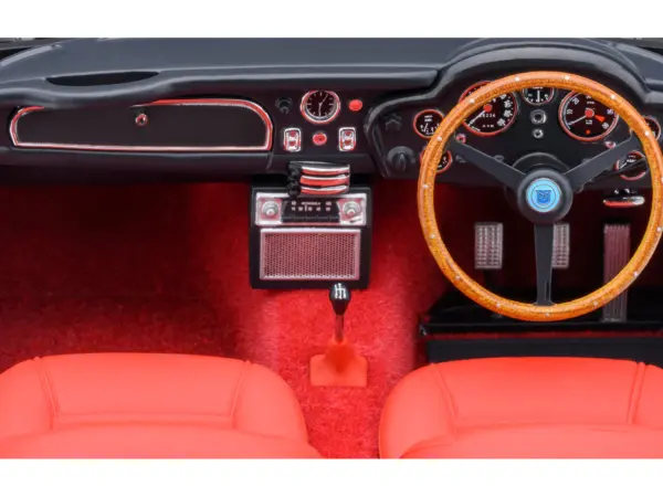 Aston Martin DB5 RHD (Right Hand Drive) Dubonnet Rosso Red Metallic 1/18 Model Car by Autoart #4