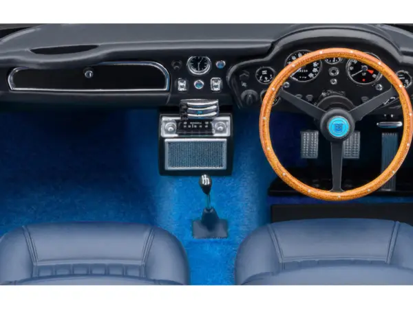 Aston Martin DB5 RHD (Right Hand Drive) Caribbean Pearl Blue Metallic 1/18 Model Car by Autoart #5