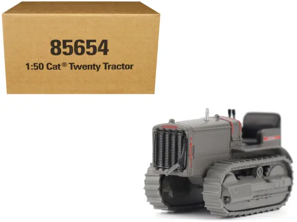 CAT Caterpillar Twenty Tractor Gray "Centennial Series" 1/50 Diecast Model by Diecast Masters #1