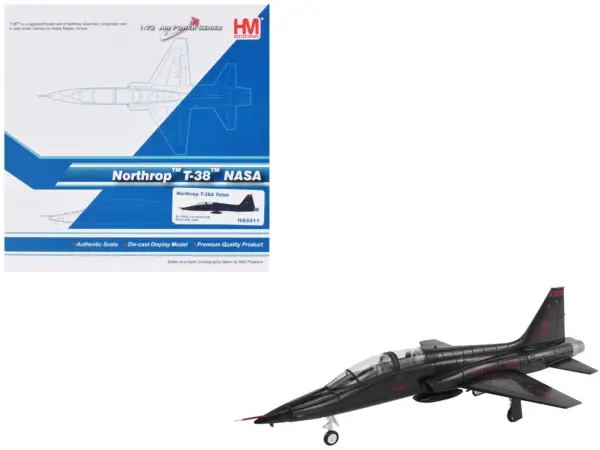 Northrop T-38A Talon Aircraft "65-10342 1st Reconnaissance Squadron 9th Reconnaissance Wing Beale Air Force Base" (2006) United States Air Force "Air Power Series" 1/72 Diecast Model by Hobby Master #1