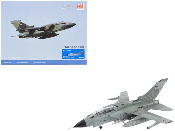Panavia Tornado ECR Fighter-Bomber Aircraft "46+54 Tactical Air Wing 51 Schleswig-Jagel Air Base Germany" (2017) German Luftwaffe "Air Power Series" 1/72 Diecast Model by Hobby Master #1