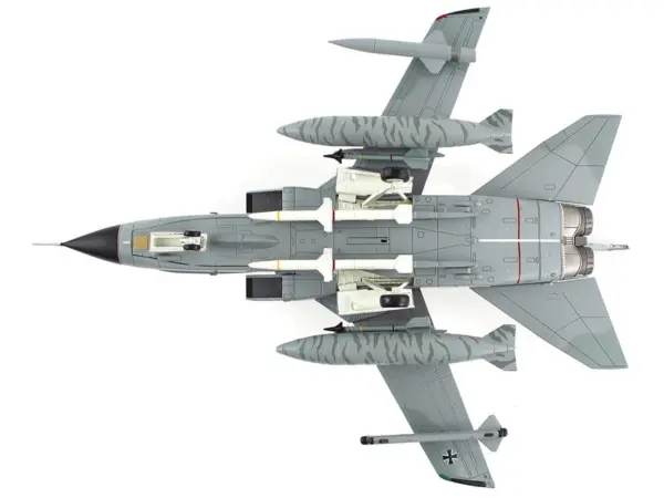 Panavia Tornado ECR Fighter-Bomber Aircraft "46+54 Tactical Air Wing 51 Schleswig-Jagel Air Base Germany" (2017) German Luftwaffe "Air Power Series" 1/72 Diecast Model by Hobby Master #4