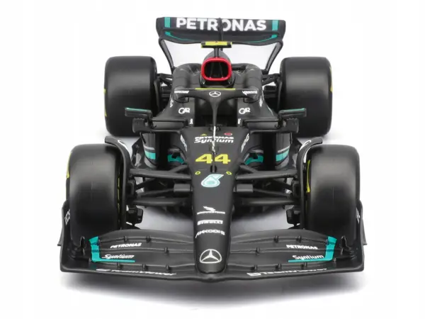 Mercedes-AMG F1 W14 E Performance #44 Lewis Hamilton "Petronas" Formula One F1 "World Championship" (2023) with Driver Figure "Race" Series 1/24 Diecast Model Car by Bburago #5
