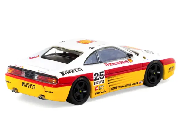 Ferrari 348 Challenge #25 Oscar Larrauri "Italian GT Championship" (1994) "Hobby64" Series 1/64 Diecast Model by Tarmac Works #3