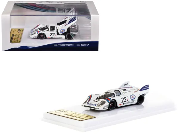 Porsche 917K #22 Gijs van Lennep - Helmut Marko "Martini Racing" Winner "24 Hours of Le Mans" (1971) "Curitiba64" Series 1/64 Diecast Model Car by Tarmac Works #1