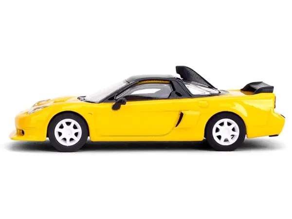 1995 Honda NSX-R GT RHD (Right Hand Drive) Yellow with Black Top "Collection" Series 1/64 Diecast Model Car by Majorette #2