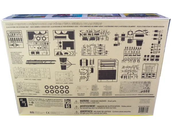 Skill 3 Model Kit Peterbilt Wrecker Tow Truck 1/25 Scale Model by AMT #3