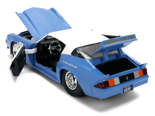 1979 Chevrolet Camaro Z28 Police "Highway Drag" Blue and White "Bigtime Muscle" Series 1/24 Diecast Model Car by Jada #4