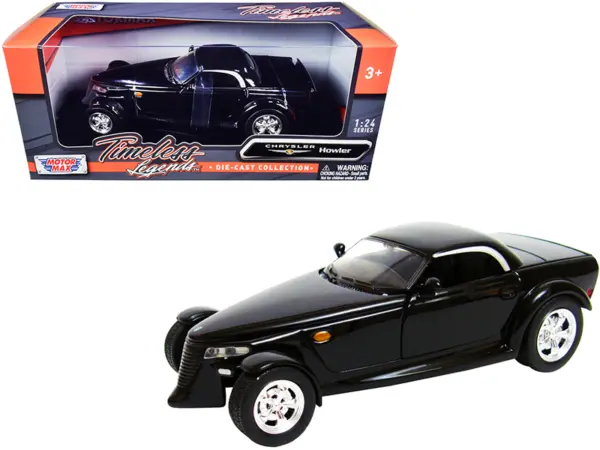 Chrysler Howler Concept Black "Timeless Legends" 1/24 Diecast Model Car by Motormax #1