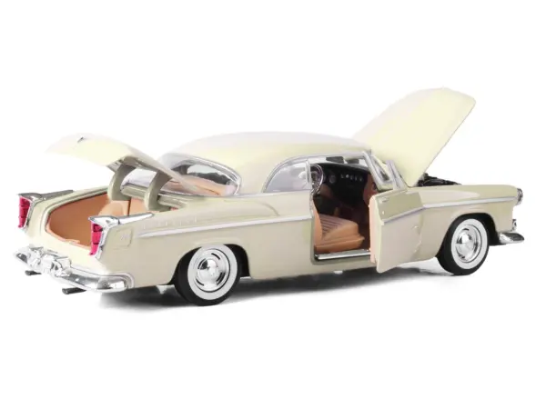 1955 Chrysler C300 Cream "Timeless Legends" Series 1/24 Diecast Model Car by Motormax #2