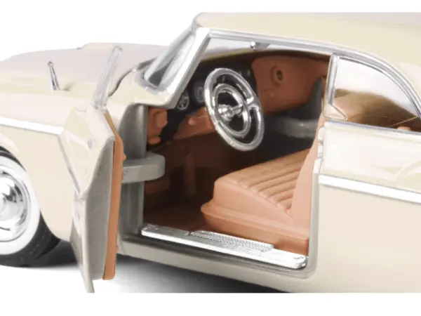 1955 Chrysler C300 Cream "Timeless Legends" Series 1/24 Diecast Model Car by Motormax #4