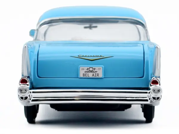 1957 Chevrolet Bel Air Light Blue "Timeless Legends" Series 1/24 Diecast Model Car by Motormax #5