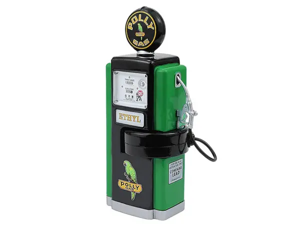 1948 Wayne 100-A Gas Pump "Polly Gas" Black and Green "Vintage Gas Pumps" Series 17 1/18 Diecast Replica by Greenlight #2