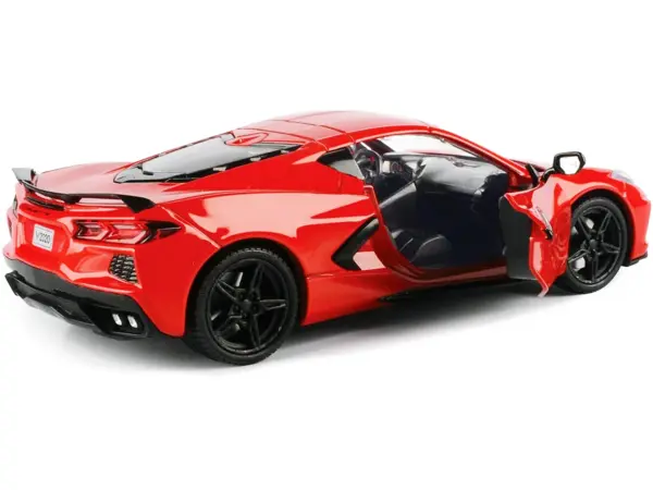 2020 Chevrolet Corvette C8 Stingray Red "Timeless Legends" 1/24 Diecast Model Car by Motormax #3