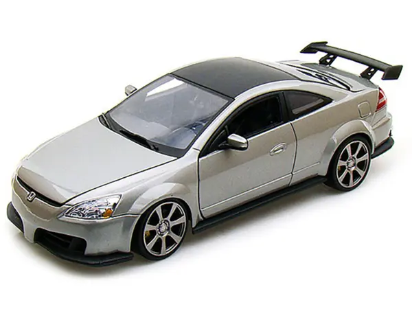 2003 Honda Accord Gray Metallic 1/18 Diecast Model Car by Motormax #2