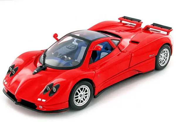 Pagani Zonda C12 Red 1/18 Diecast Model Car by Motormax #2