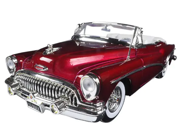 1953 Buick Skylark Burgundy 1/18 Diecast Model Car by Motormax #2