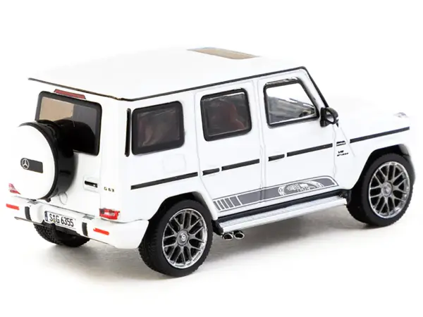 Mercedes-AMG G 63 "Edition 55" White "Road64" Series 1/64 Diecast Model Car by Tarmac Works #3