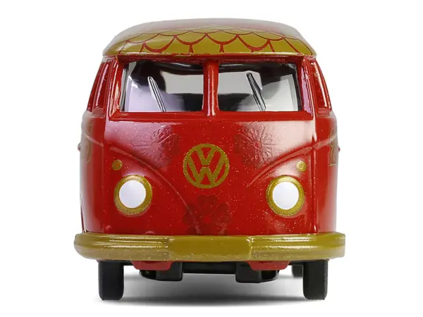 Volkswagen Type 2 Panel Van "Chinese Zodiac 2025 Year of the Snake" Red with Graphics "Hobby Exclusive" Series 1/64 Diecast Model Car by Greenlight #4